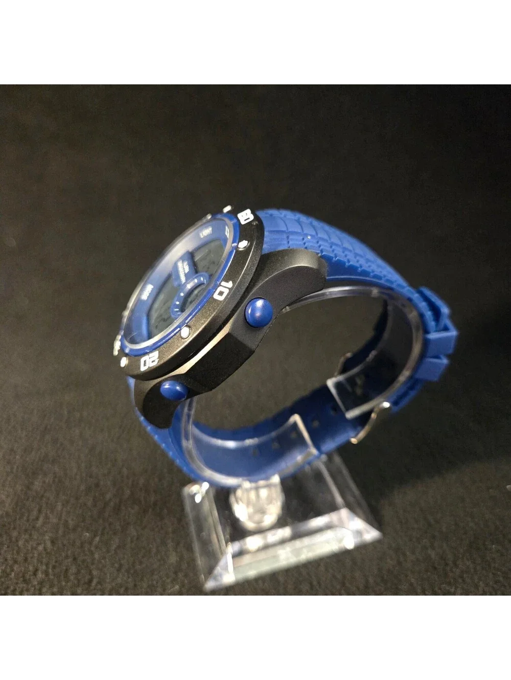 IZOD Digital Alarm Chronograph Watch – Blue/Black – Sport Watch